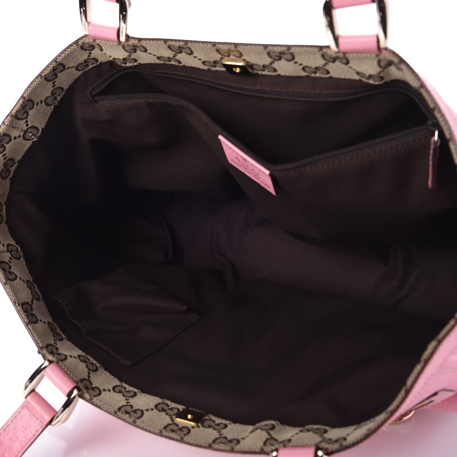 Gucci Leather Abbey Tote Iris Rose 5 of 9