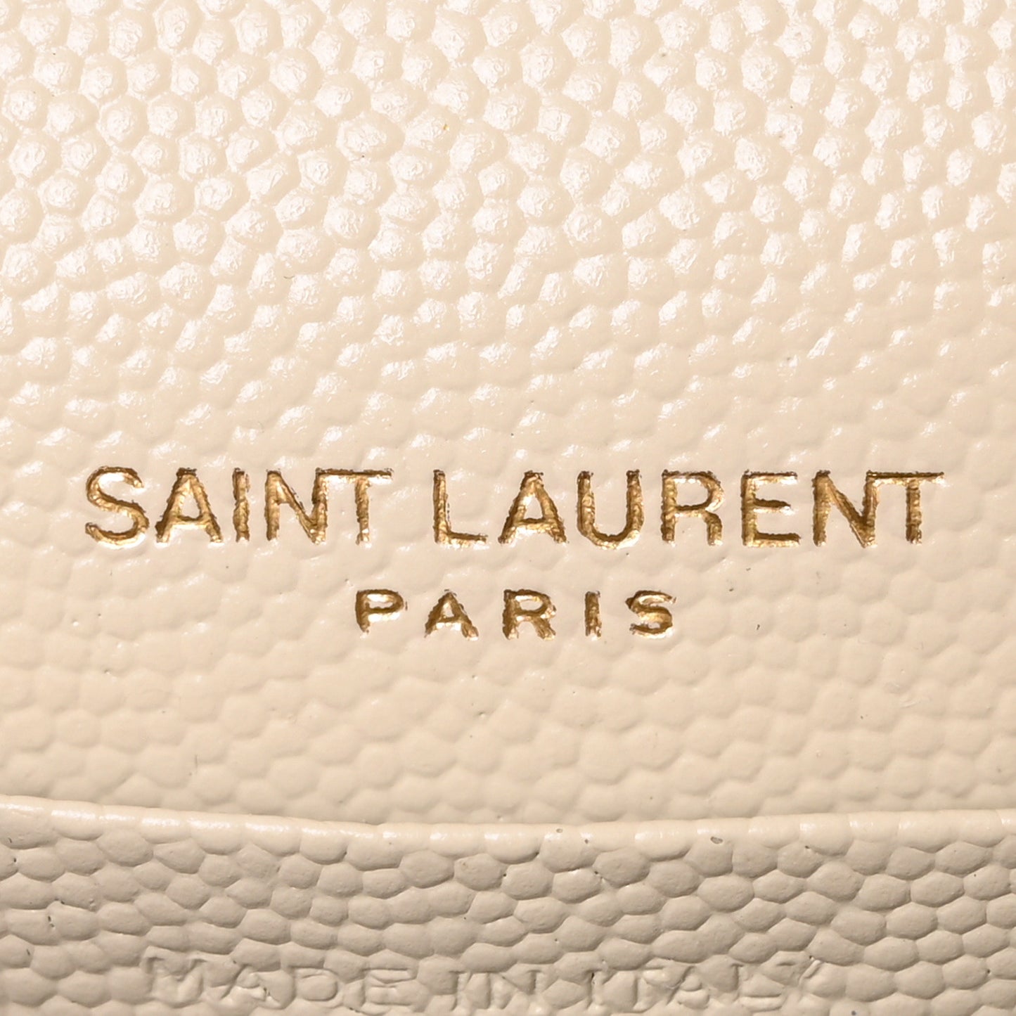Grain De Poudre Matelasse Chevron Monogram Envelope Chain Wallet Crema Soft