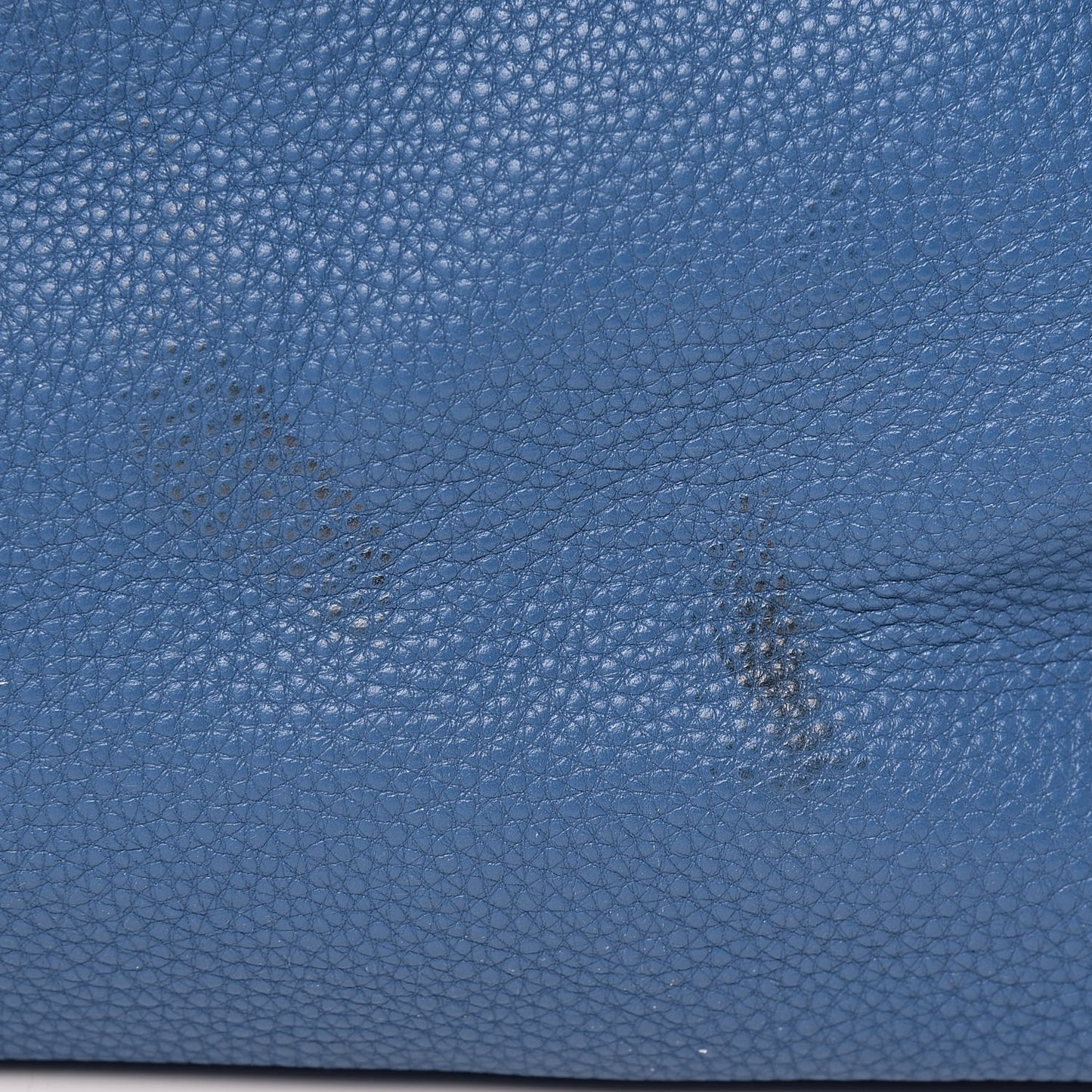 Vitello Daino Side Pocket Tote Cobalto