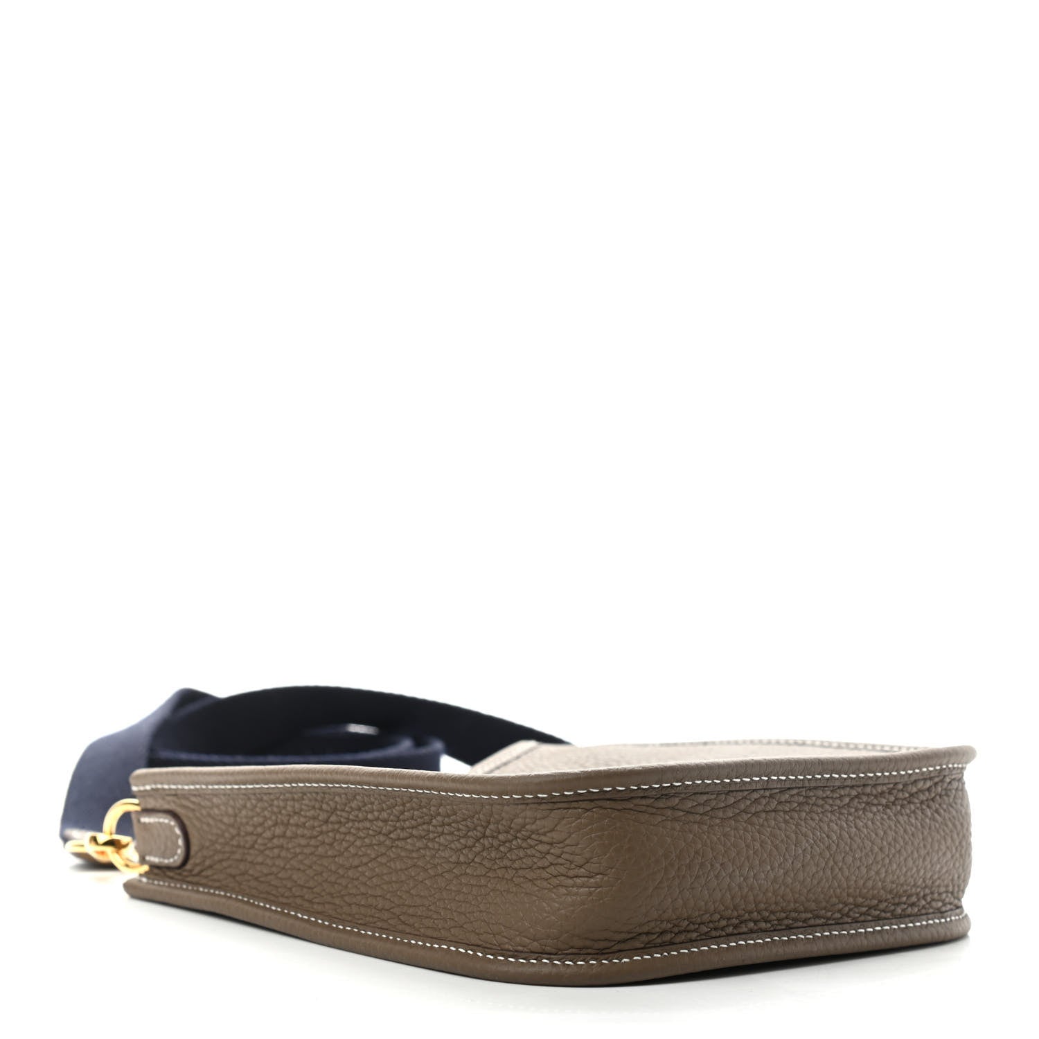 Hermes Taurillon Clemence Amazone Evelyne TPM Etoupe Bleu Indigo 4 of 11