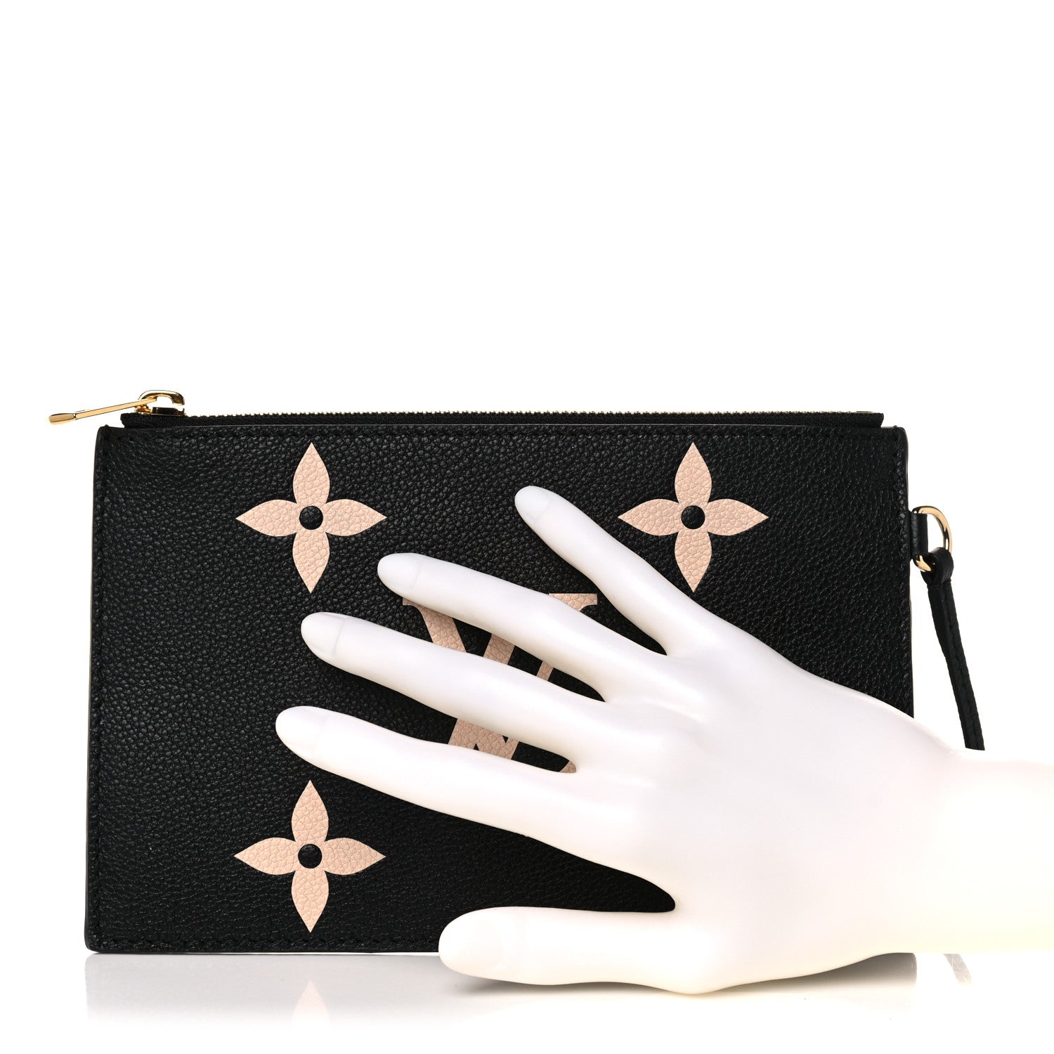 Louis Vuitton Empreinte Monogram Giant Neonoe MM Pochette Black Beige 2 of 6
