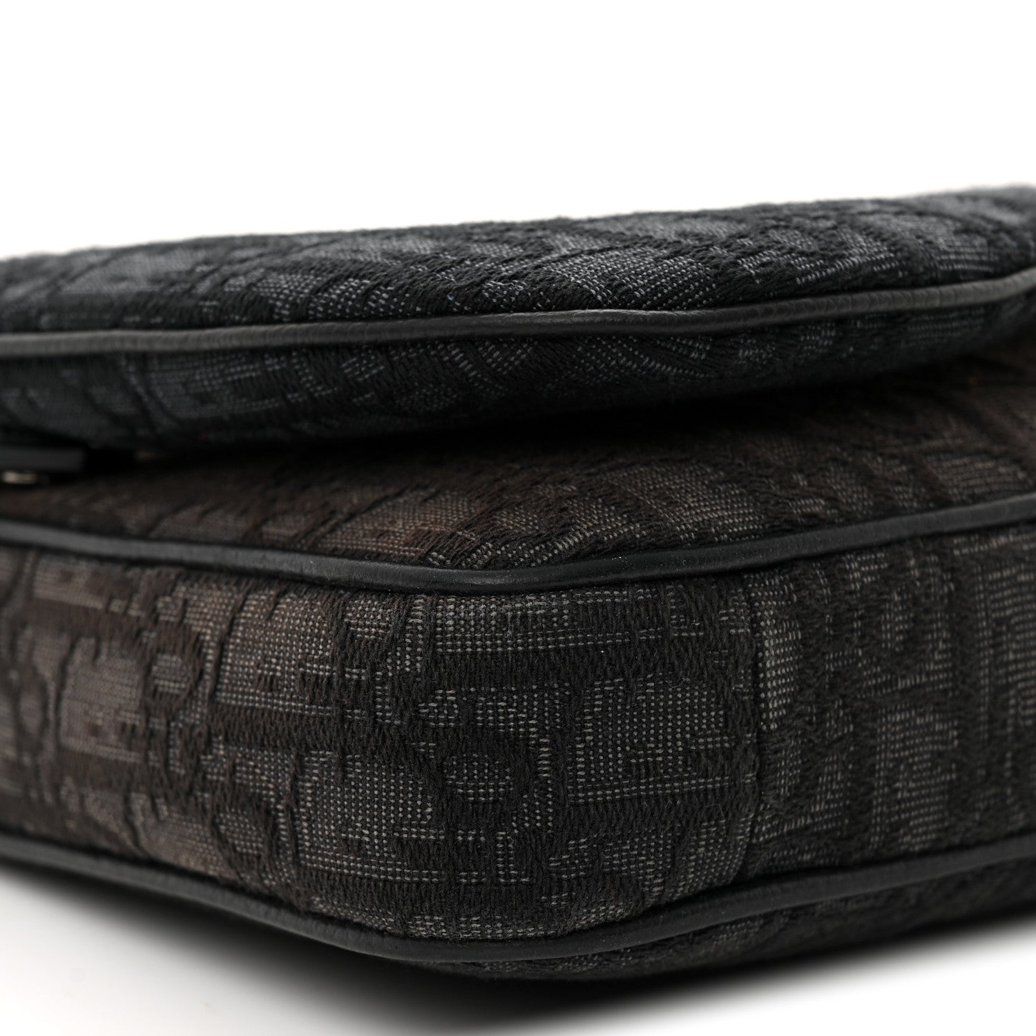Christian Dior Oblique Saddle Triple Pouch Black 9 of 13