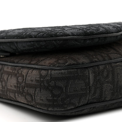 Christian Dior Oblique Saddle Triple Pouch Black 9 of 13