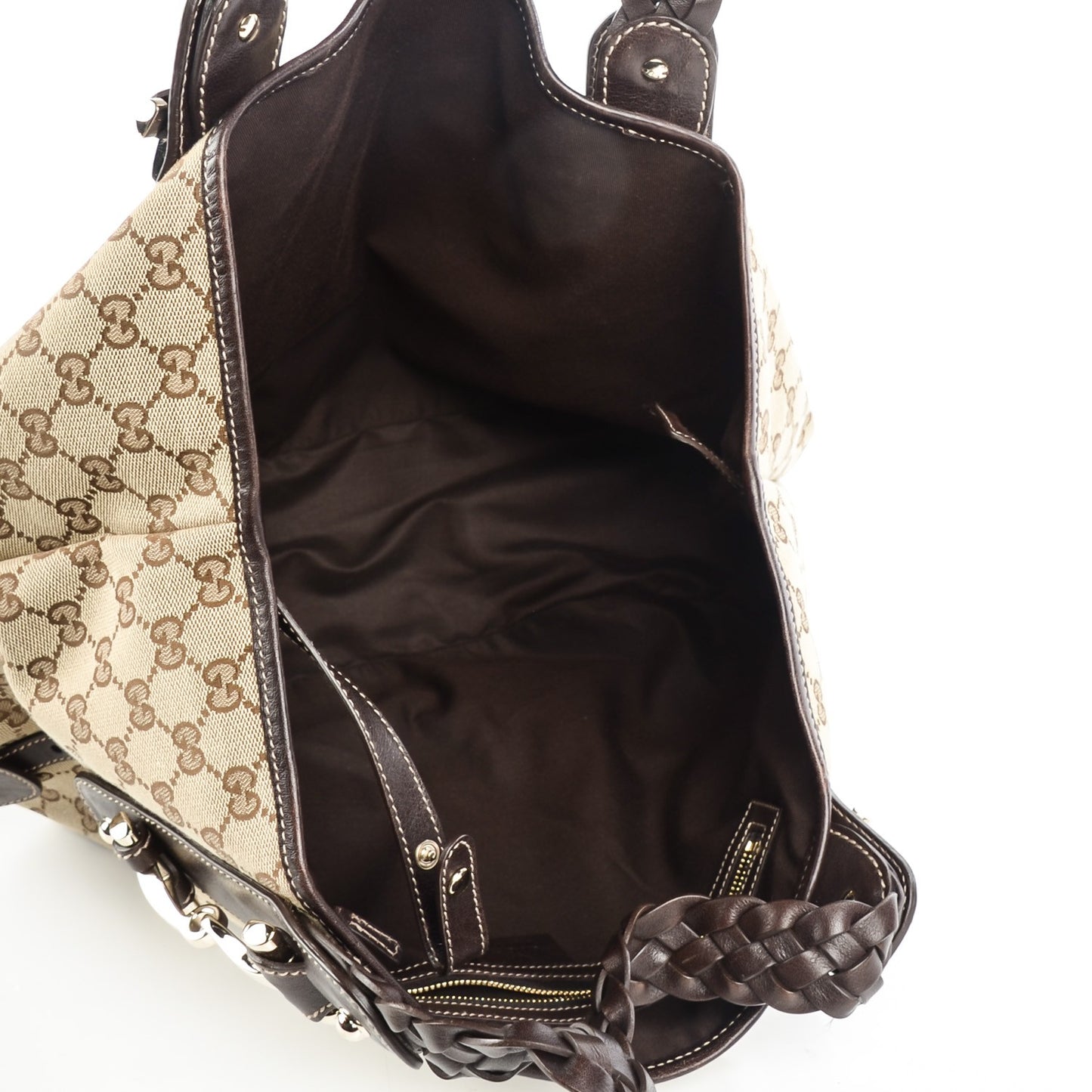 Monogram Medium Pelham Shoulder Bag Brown