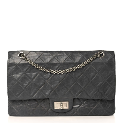 Chanel Aged Calfskin Quilted 50th Anniversary 2.55 Reissue 227 Flap Grey 1 of 10