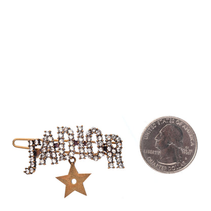 Christian Dior Crystal J'Adior Star Barrette 2 of 4