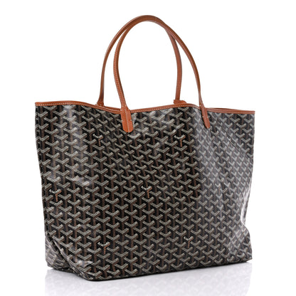 Goyard Goyardine Saint Louis GM Black Gold 3 of 8