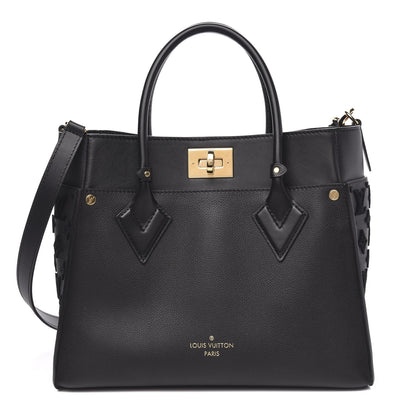 Louis Vuitton Calfskin Monogram Tufting On My Side Black 1 of 10