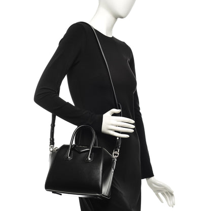 Givenchy Shiny Lord Calfskin Mini Antigona Black 2 of 8