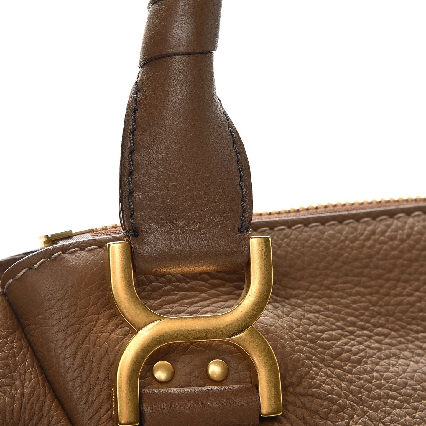 Calfskin Medium Marcie Satchel Barbour Khaki