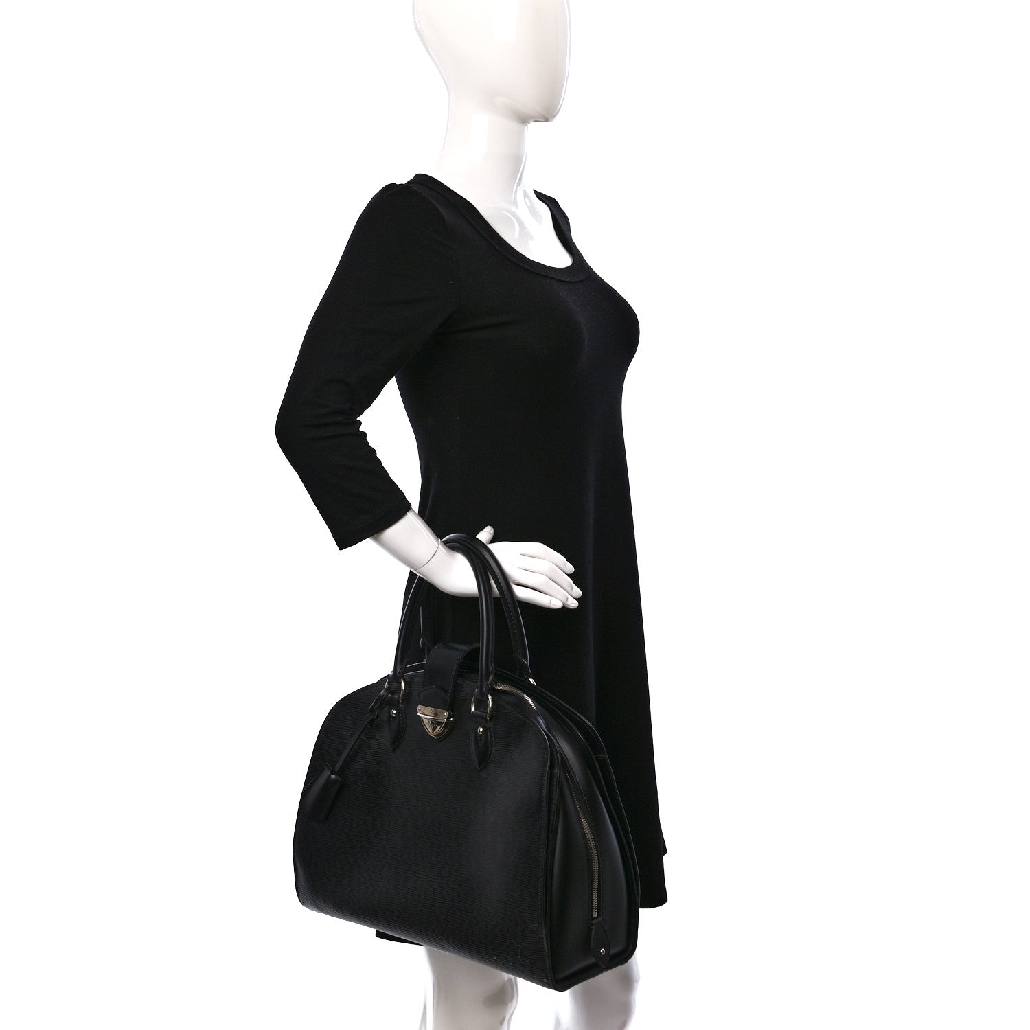Louis Vuitton Epi Pont-Neuf GM Black 2 of 8