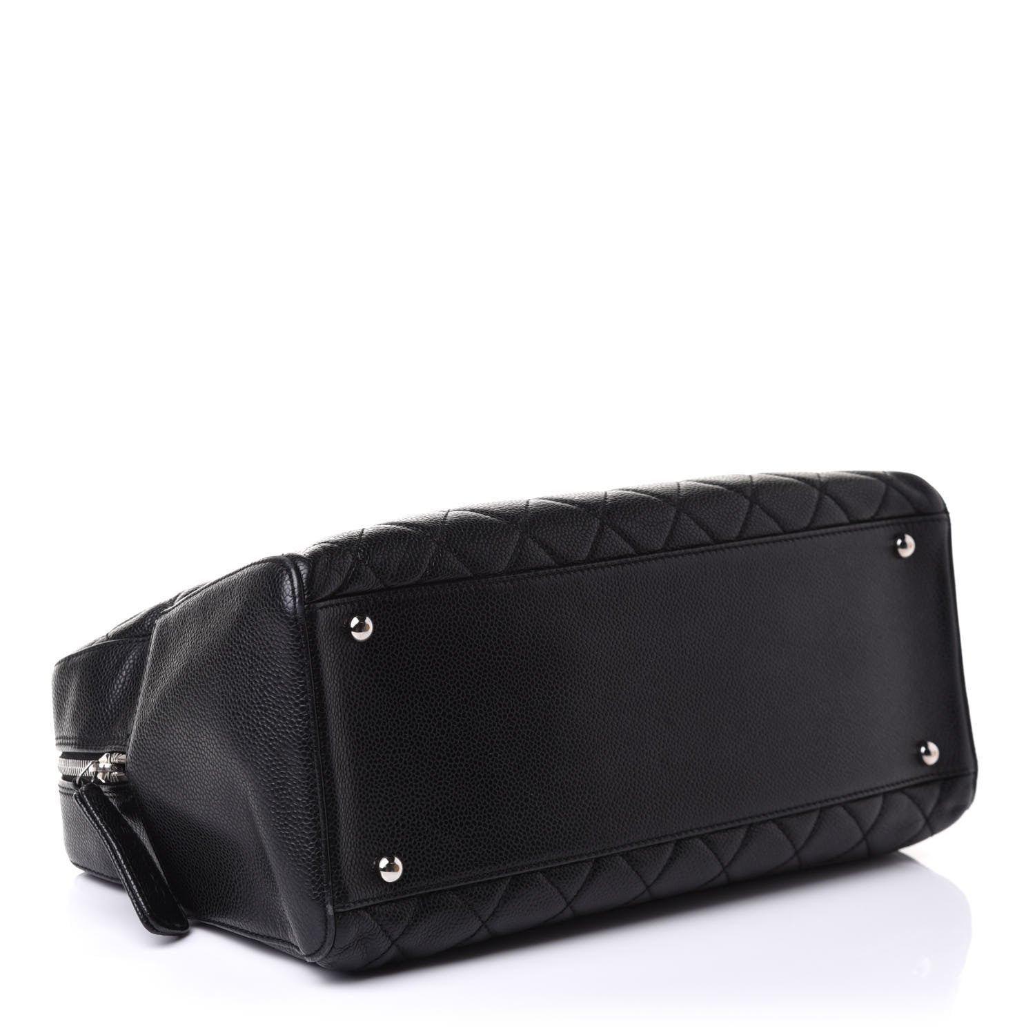 Chanel Caviar Quilted Bowler Black 3 of 9