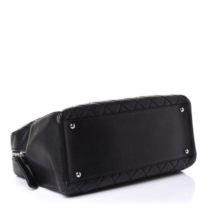 Chanel Caviar Quilted Bowler Black 3 of 9