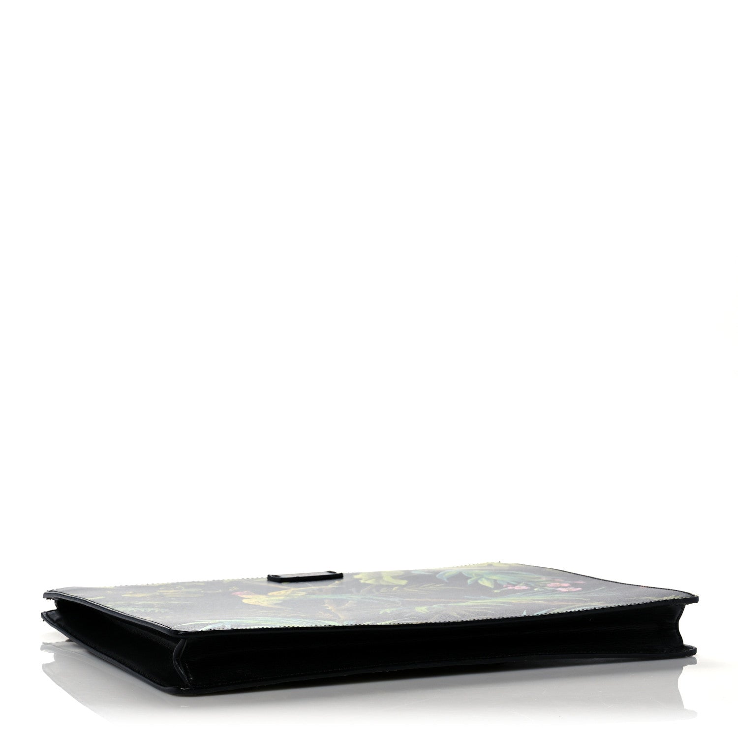 Gucci Calfskin Tropical Print Messenger Black 4 of 13