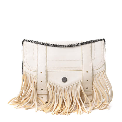 Proenza Schouler Lambskin Fringe PS1 Chain Wallet White 1 of 14