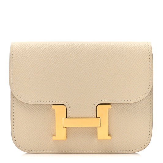 Epsom Constance Slim Wallet Craie