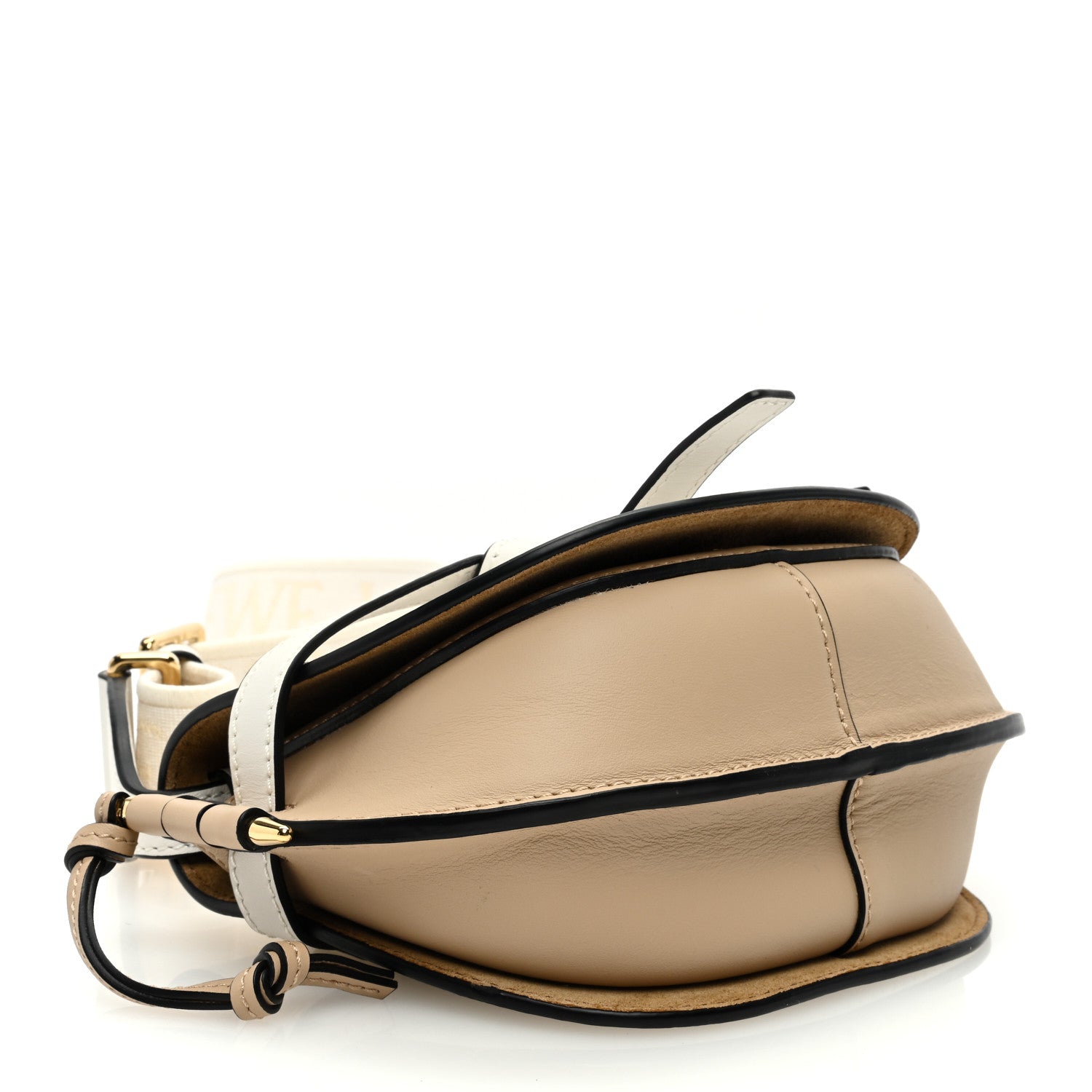 Loewe Calfskin Jacquard Mini Gate Dual Bag Soft White Paper 4 of 10