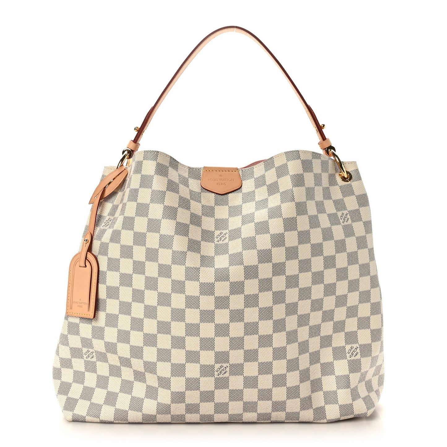 Damier Azur Graceful MM Rose Ballerine