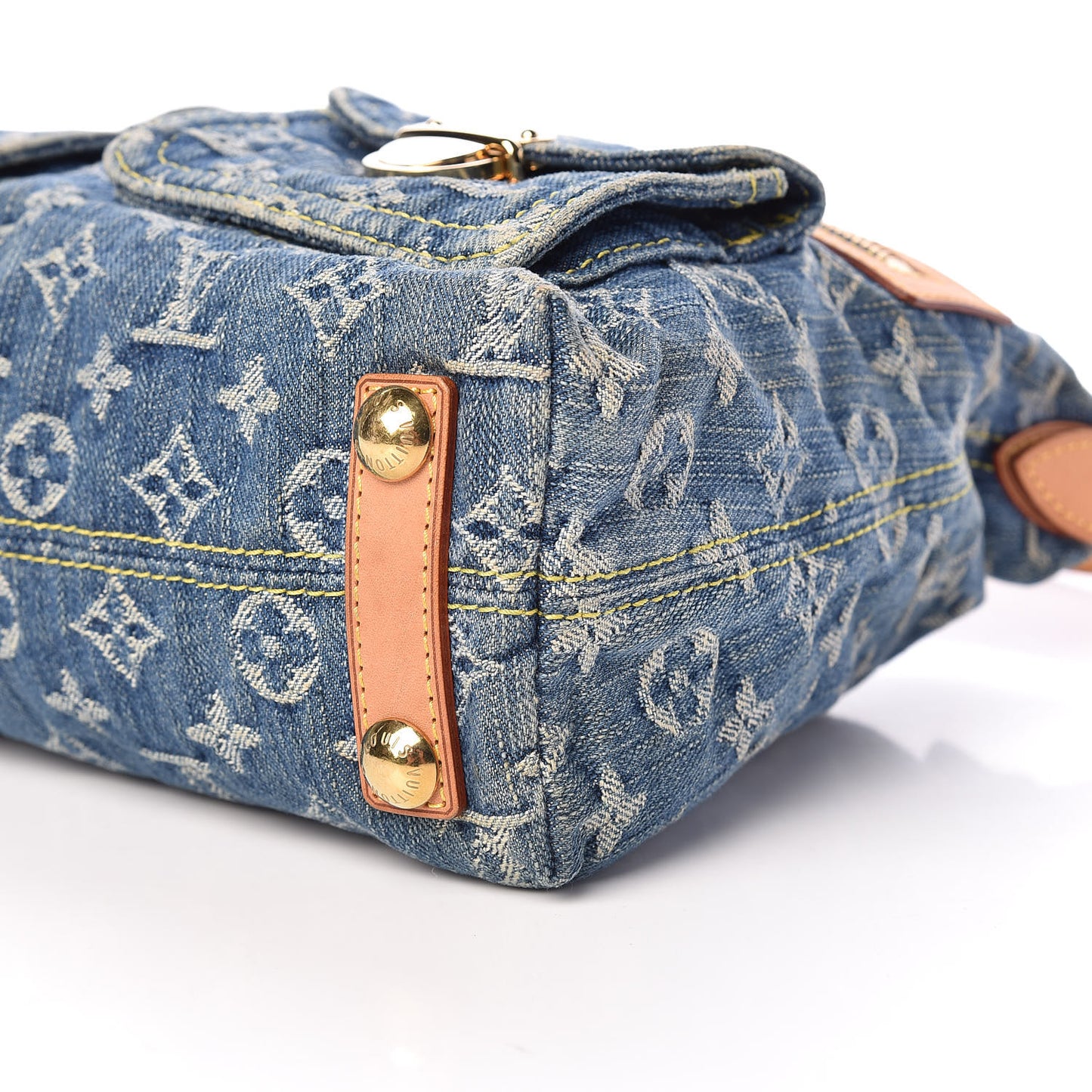 Monogram Denim Baggy PM Blue