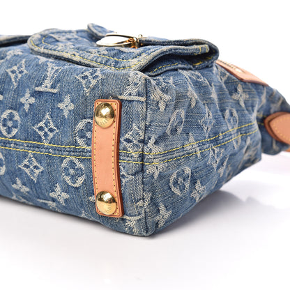 Louis Vuitton Monogram Denim Baggy PM Blue 11 of 14