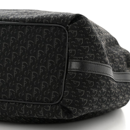Christian Dior Canvas Trotter Tote Black 10 of 15
