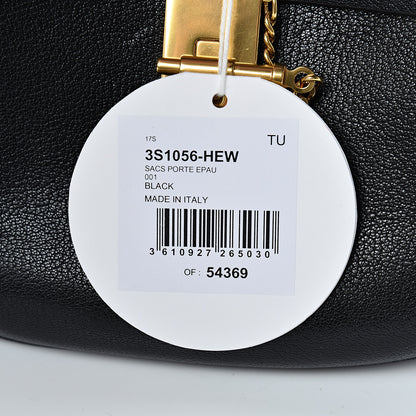 Chloe Grained Lambskin Drew Shoulder Bag Black 10 of 10