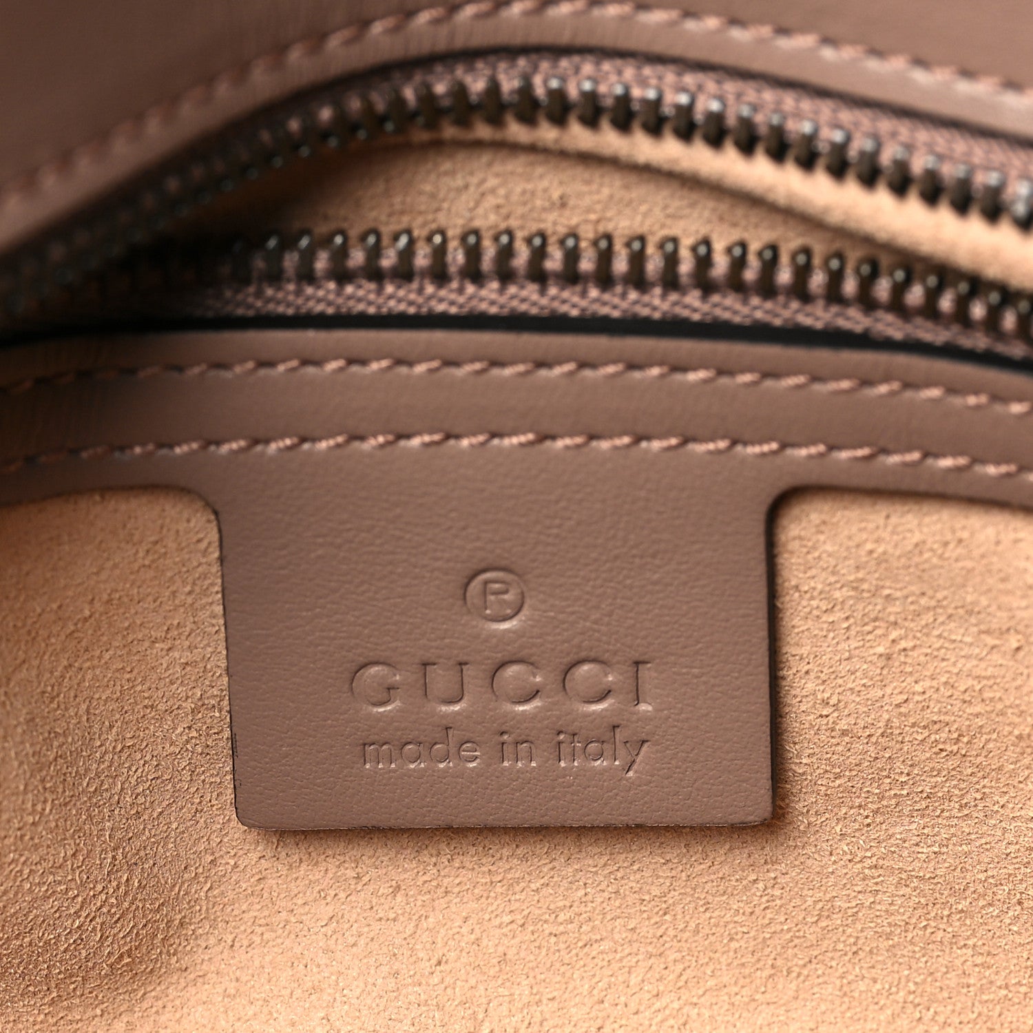 Gucci Calfskin Matelasse Small GG Marmont Shoulder Bag Porcelain Rose 6 of 9