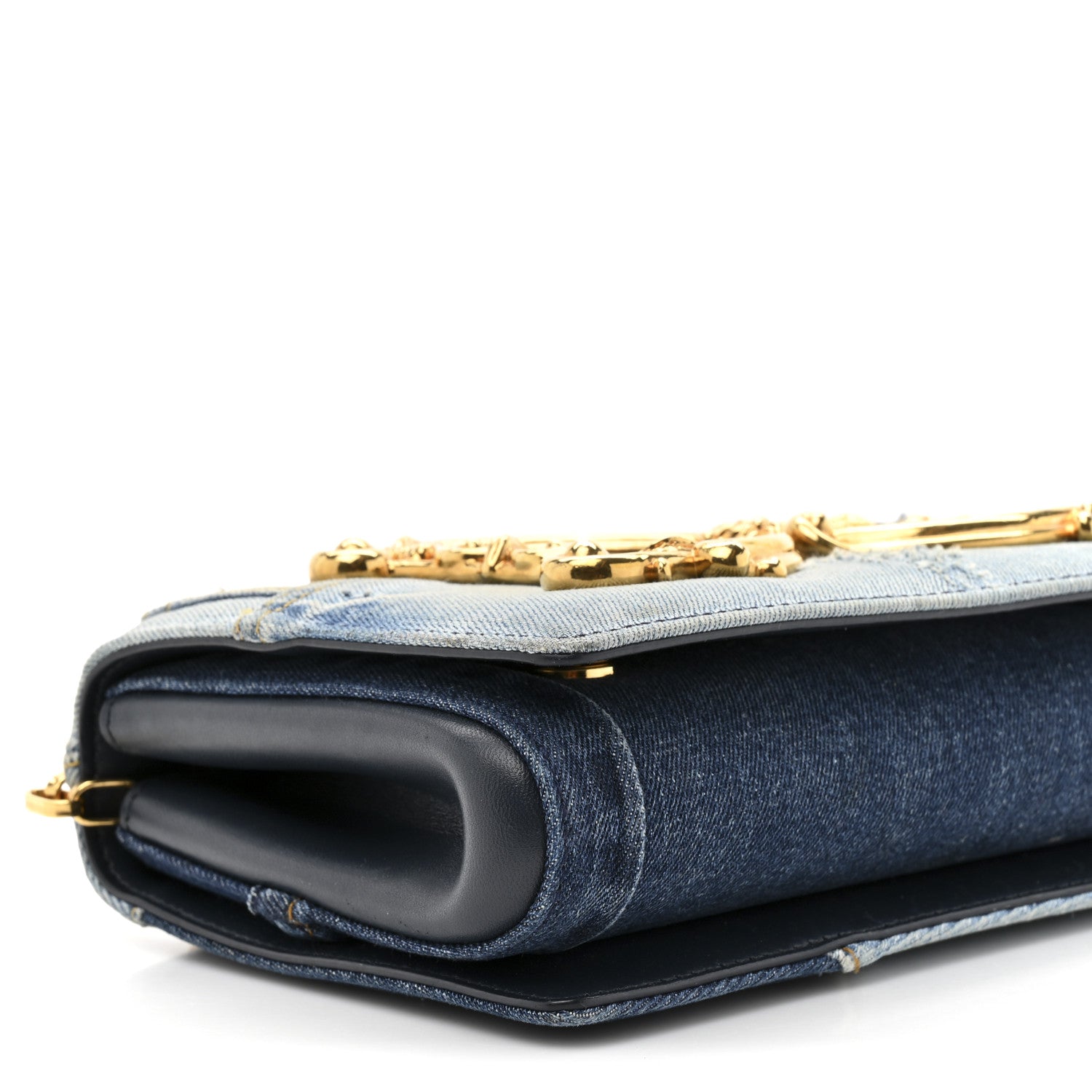 Dolce & Gabbana Denim DG Girls Shoulder Bag Blue 1848506