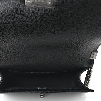 Chanel Caviar Quilted Medium Boy Flap Black 5 of 9
