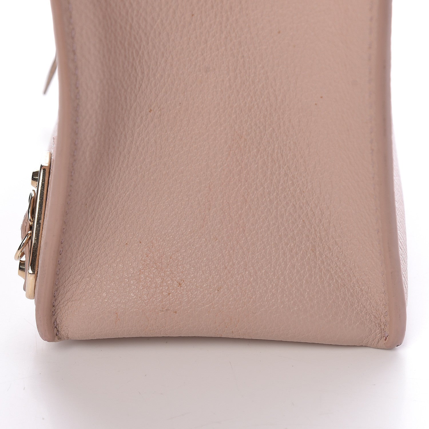 Balenciaga Grained Calfskin Gold Metallic Edge Hardware Papier Mini A4 Tote Rose Des Sables 15 of 15