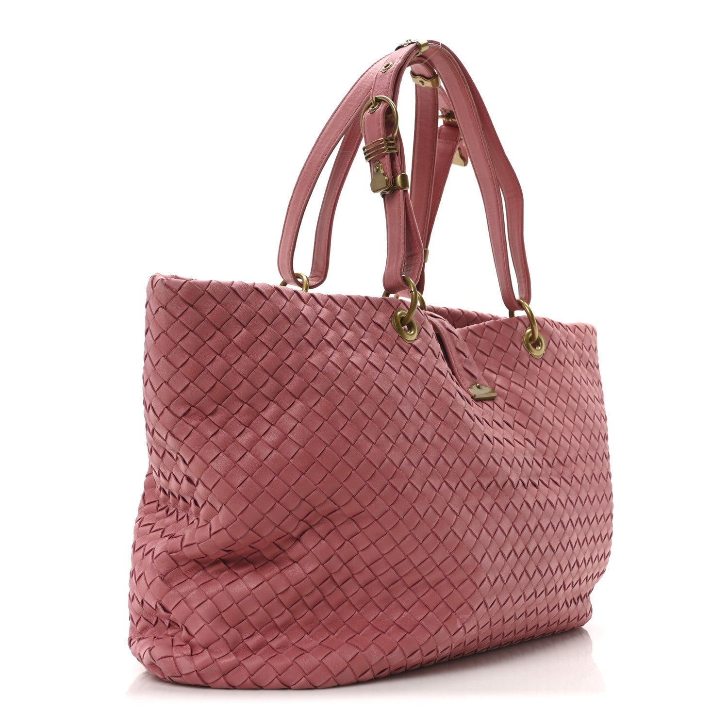 Bottega Veneta Nappa Intrecciato Large Capri Tote Quarzo 3 of 10