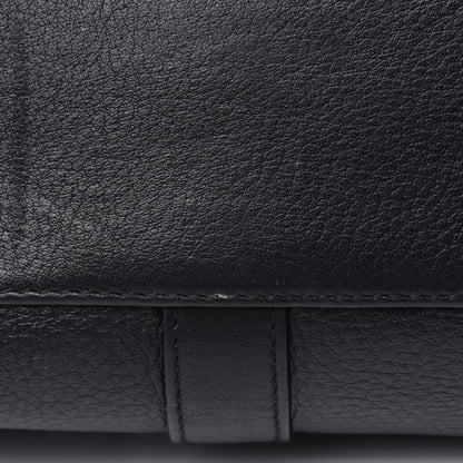 Christian Dior Calfskin Logo Charms Boston Black 14 of 21