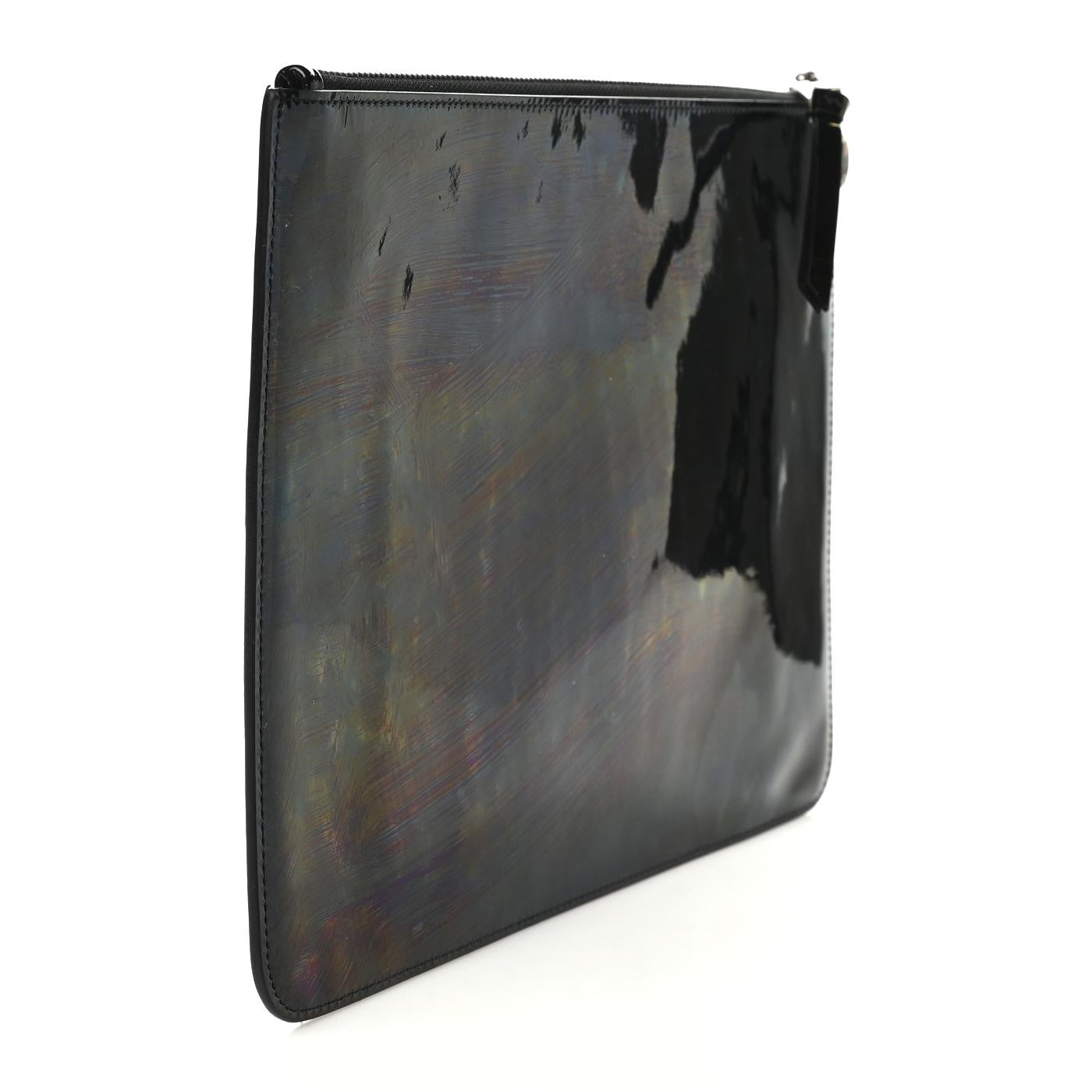 Givenchy Patent Logo Clutch Black 3 of 7