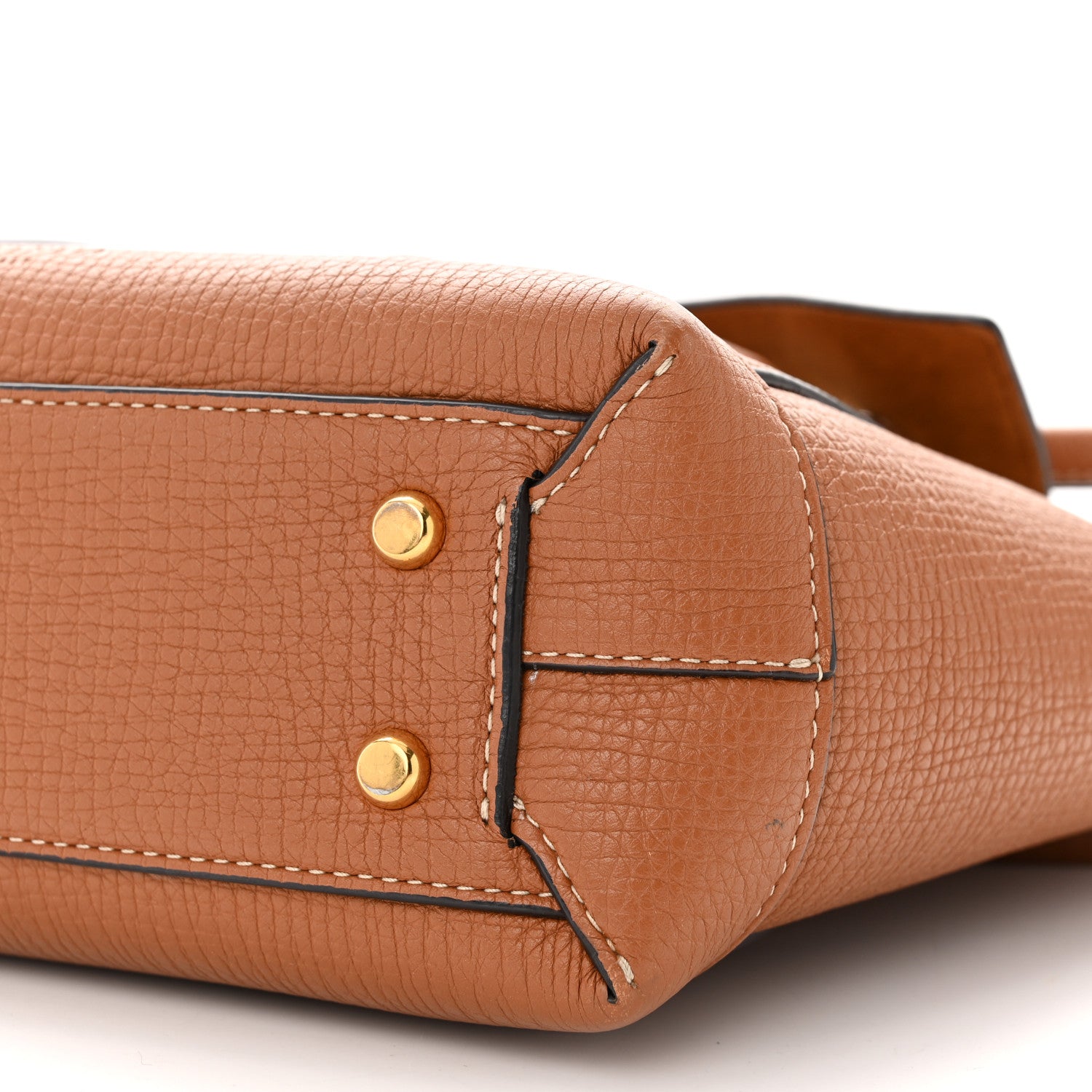Bottega Veneta Grainy Calfskin Small Arco Wood 10 of 12