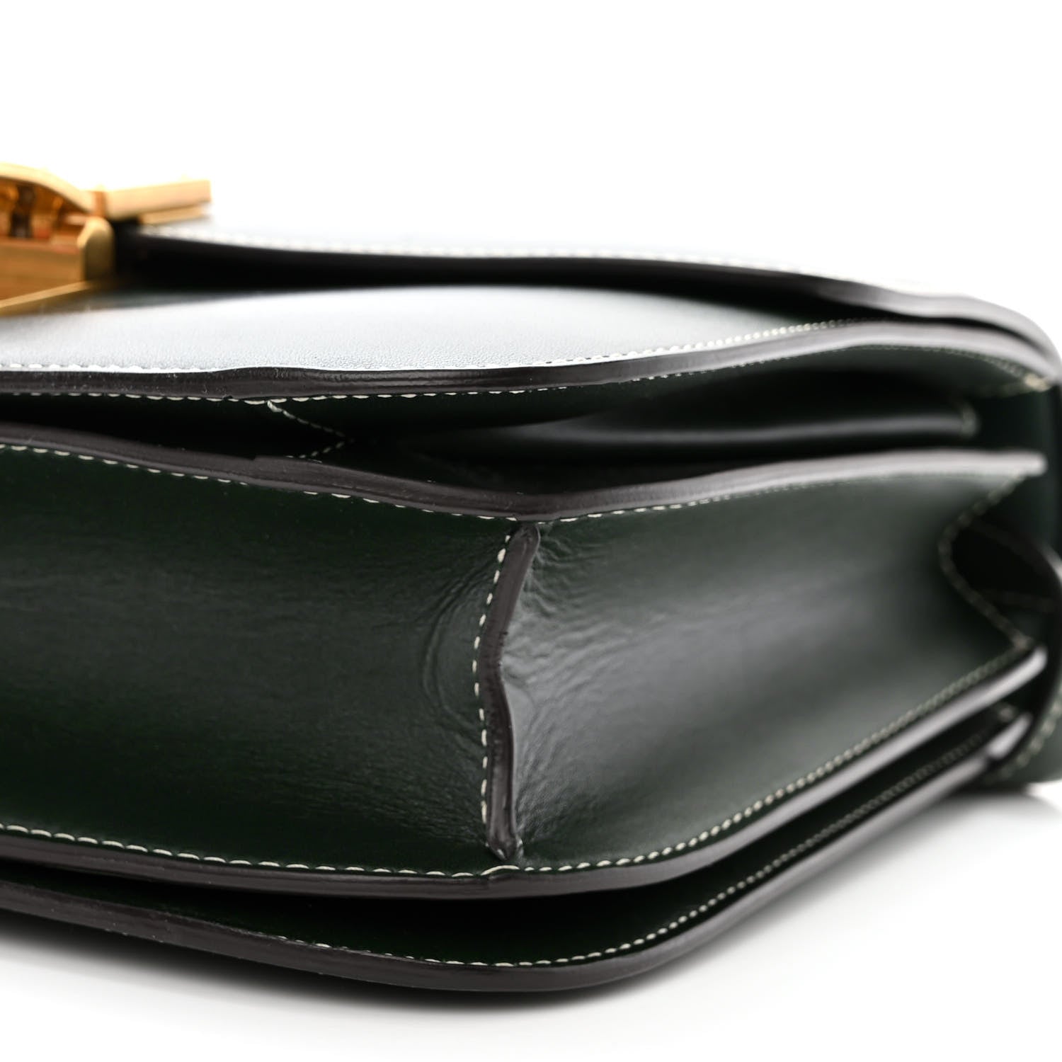 Celine Box Calfskin Medium Classic Box Flap Bag Classic Green 11 of 11