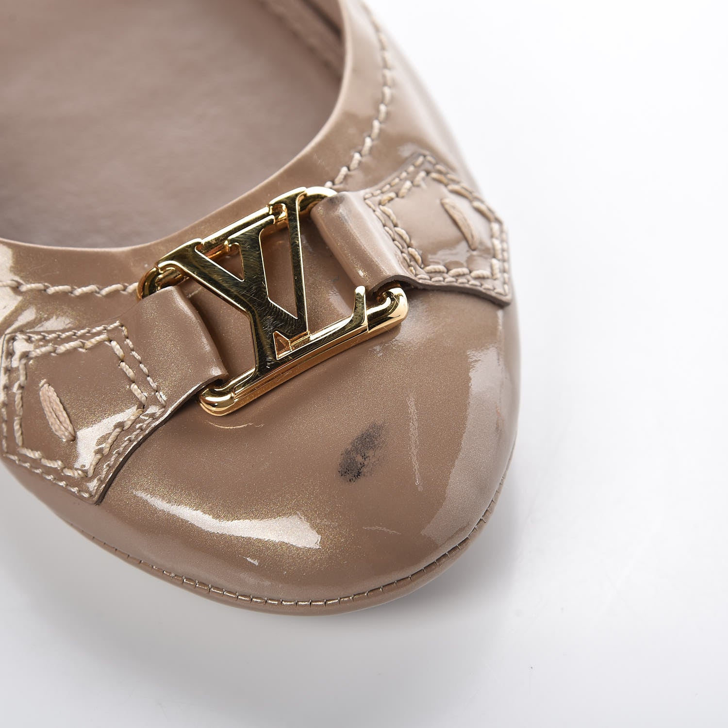 Louis Vuitton Patent Calfskin Oxford Ballerina Flats 36.5 Rose Poudre 9 of 12