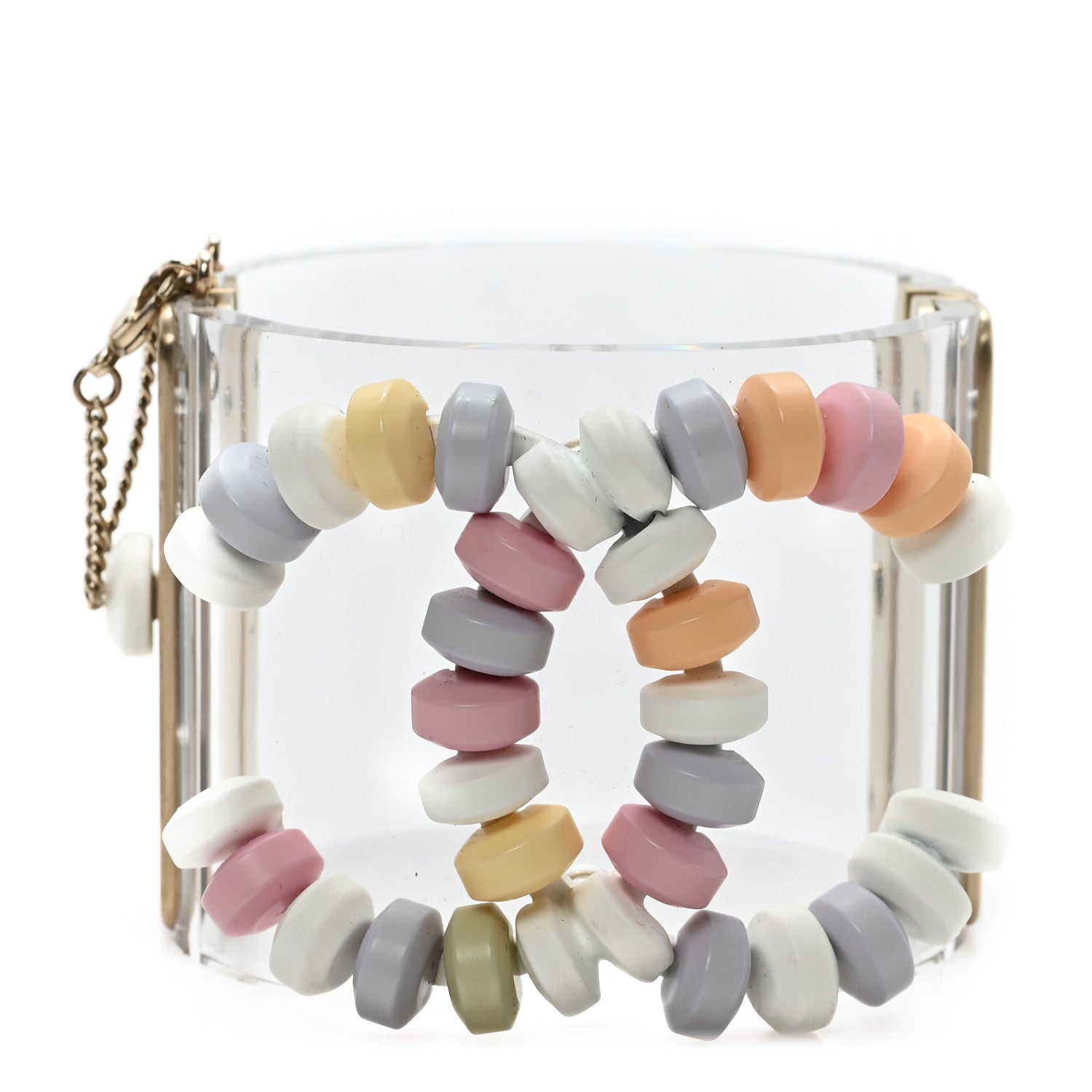 Chanel Lucite CC Sweetie Candy Cuff Multicolor 1 of 5