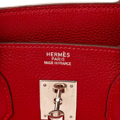 Hermes Togo Birkin 35 Rouge Vif 6 of 17