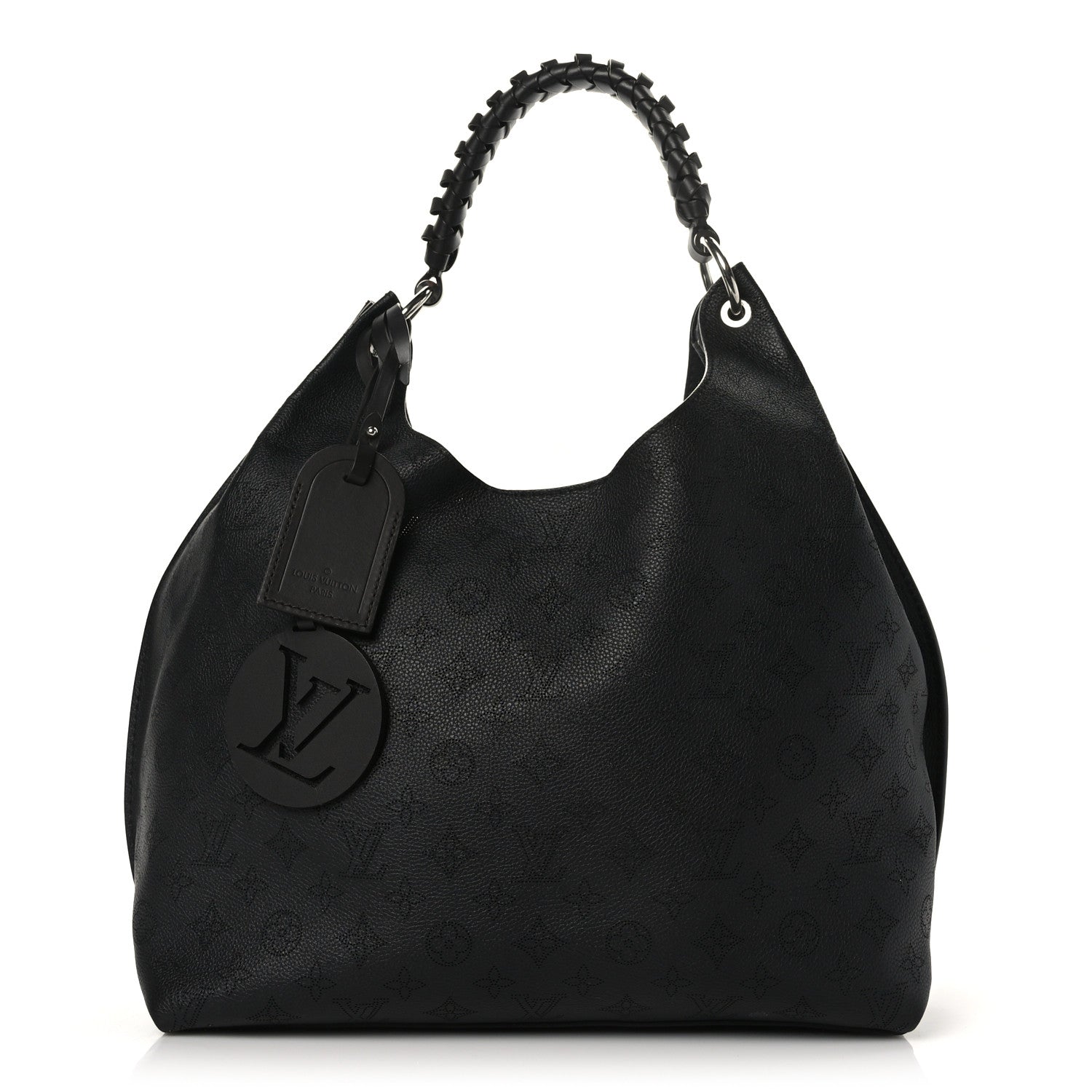 Louis Vuitton Mahina Carmel Hobo Black 1 of 11