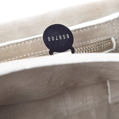 Mulberry Calfskin Crocodile Embossed Bayswater White 8 of 19