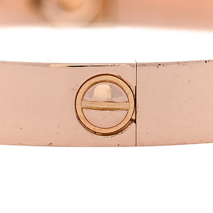 Cartier 18k Pink Gold Love Bracelet 16 7 of 9