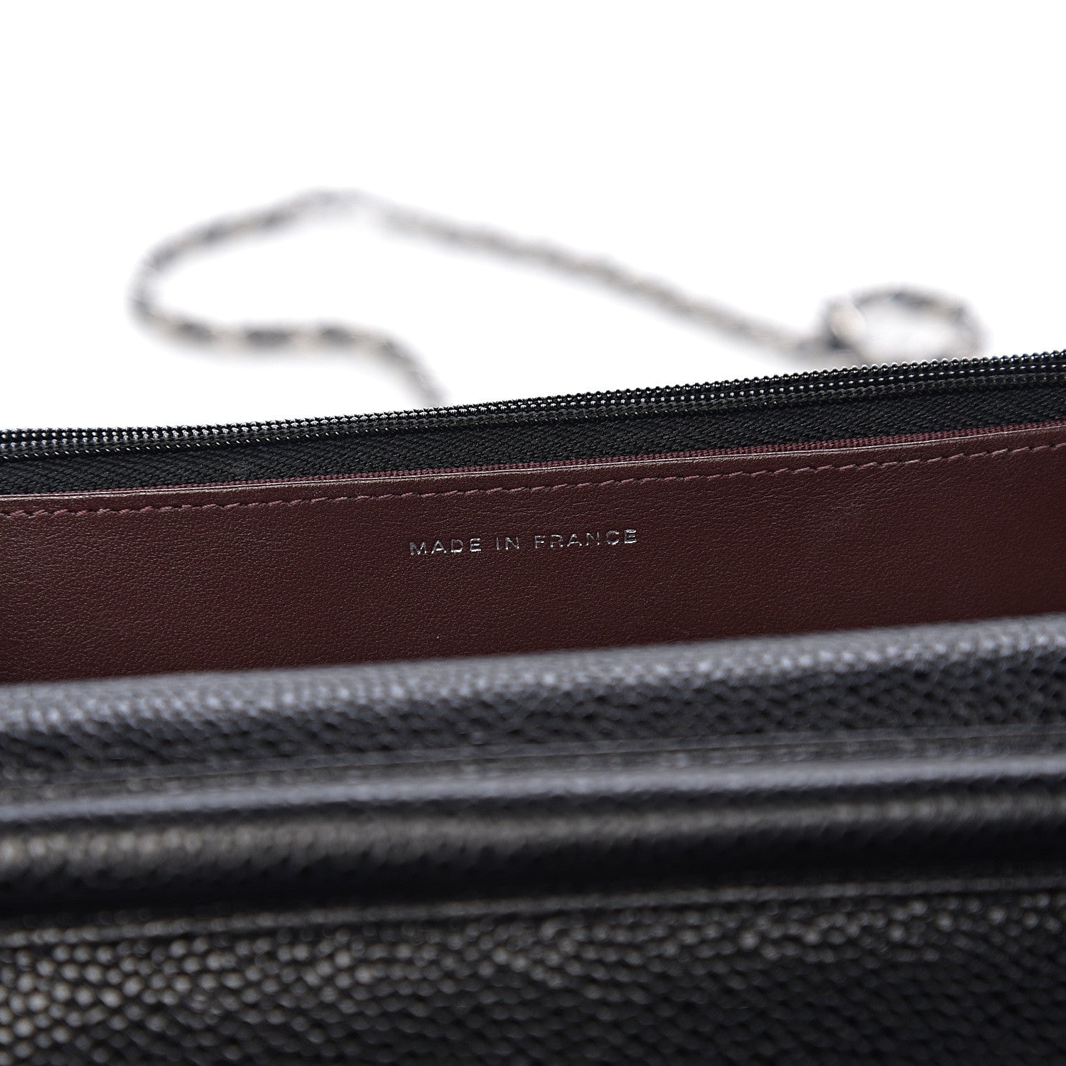 Chanel Caviar Quilted Wallet On Chain WOC Black 6 of 11