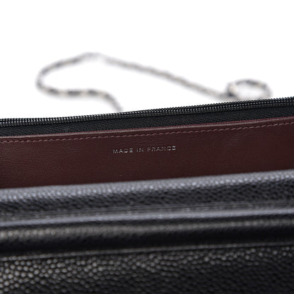 Chanel Caviar Quilted Wallet On Chain WOC Black 6 of 11