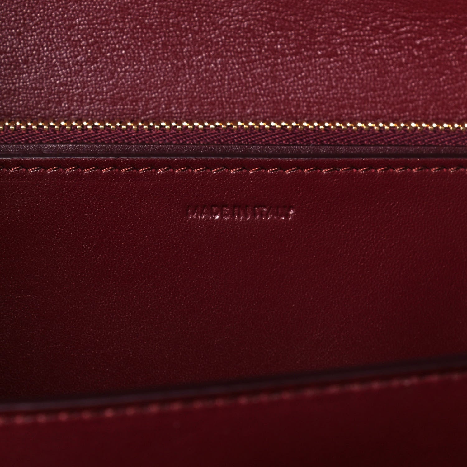 Celine Box Calfskin Medium Classic Box Flap Bag Burgundy 7 of 11