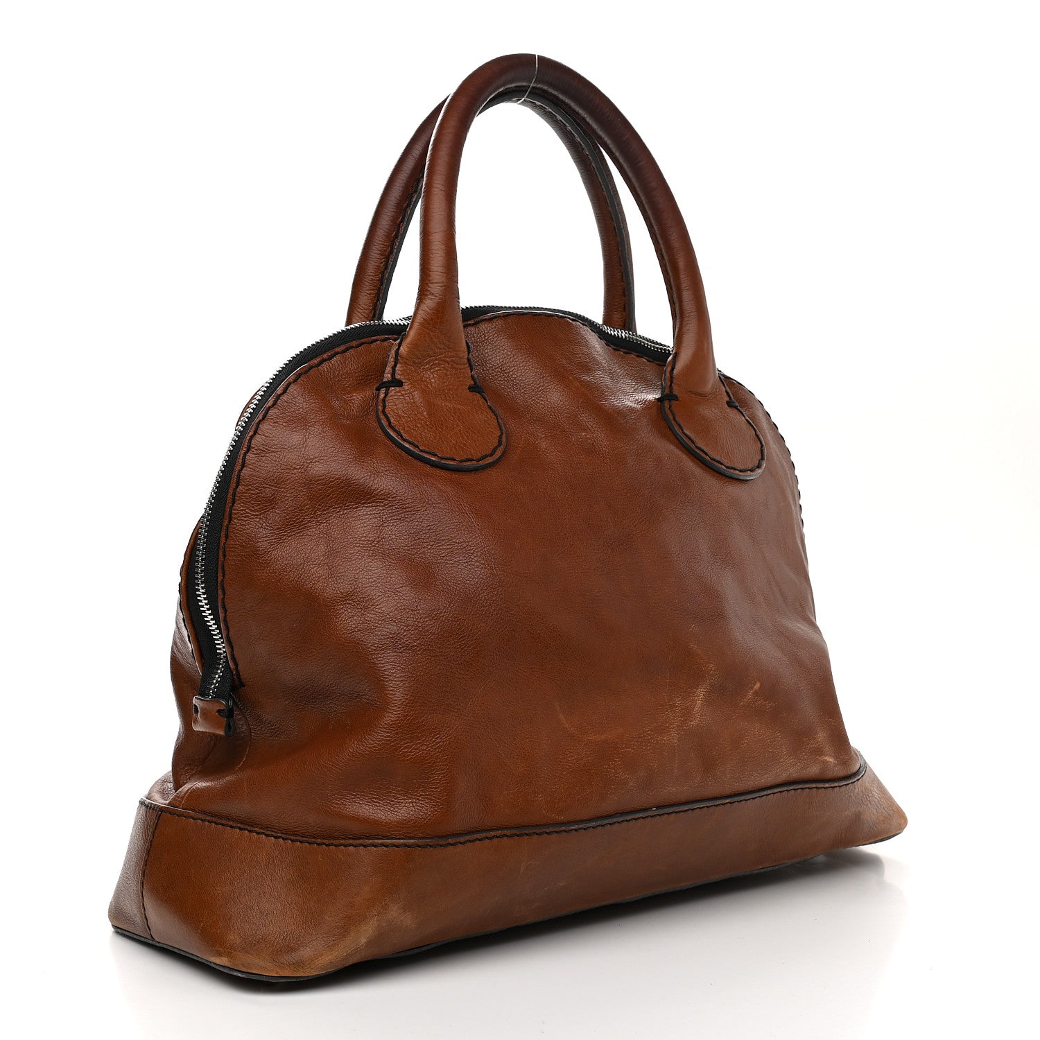 Chloe Calfskin Edith Dome Bowler Muscade 2 of 15