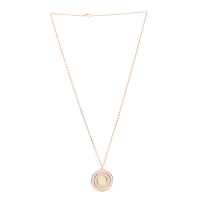 Cartier 18K Pink Yellow White Gold Trinity Disc Pendant Necklace 3 of 5