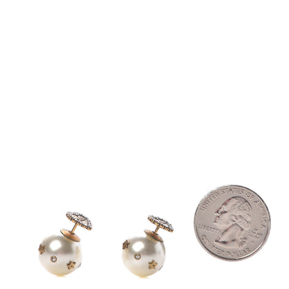 Christian Dior Pearl Crystal Heart J'Adior Mise En Dior Tribal Earrings 2 of 6