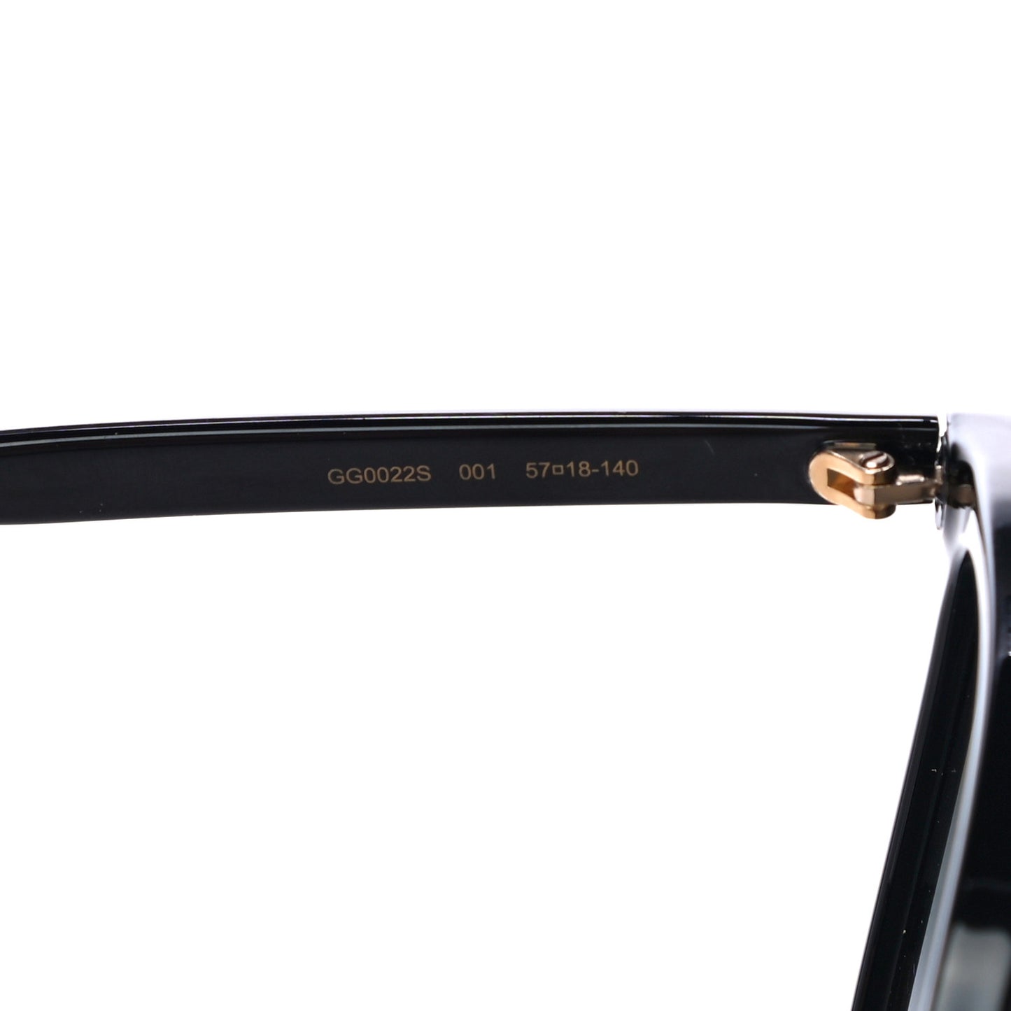 Acetate GG Sunglasses GG0022S Black