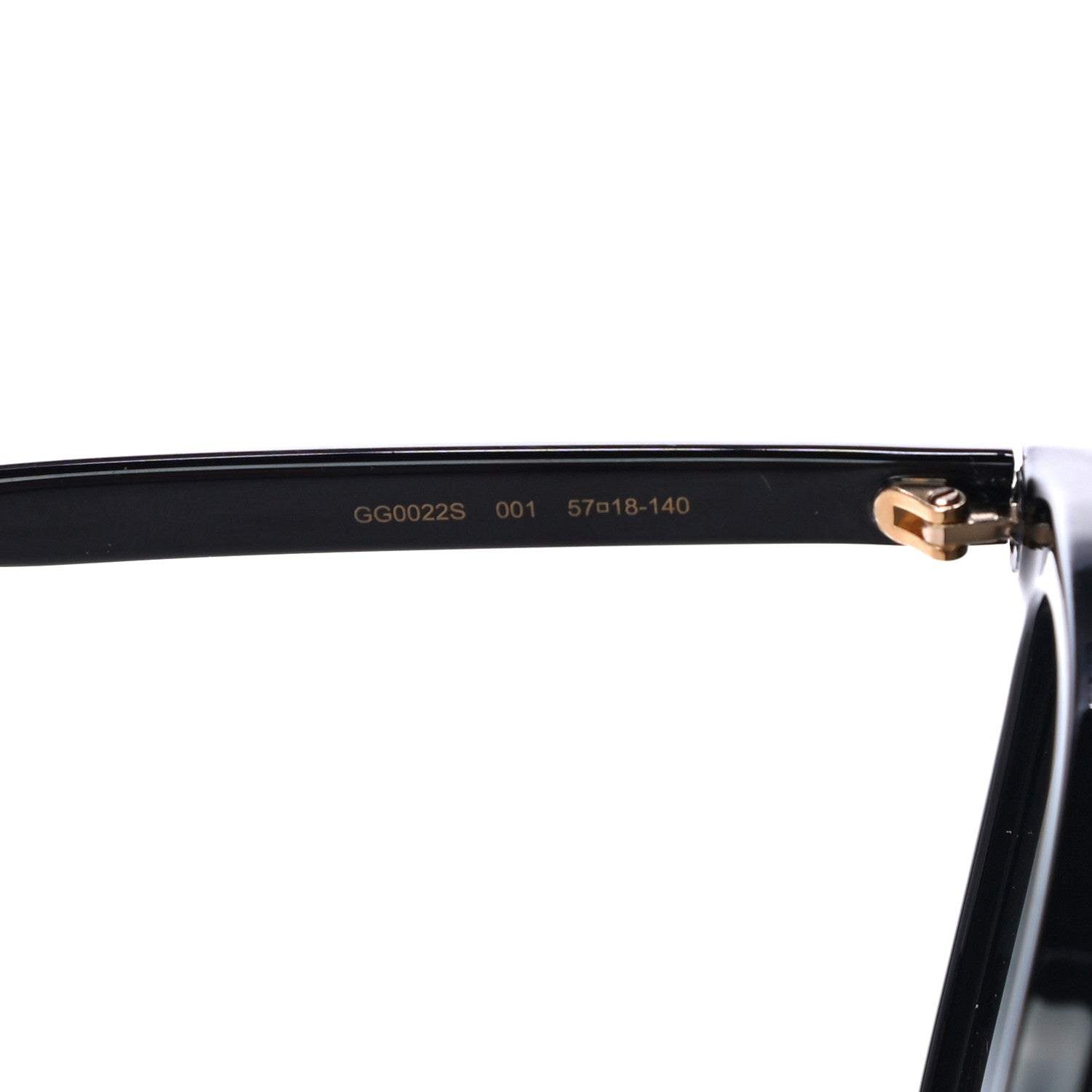 Gucci Acetate GG Sunglasses GG0022S Black 5 of 7