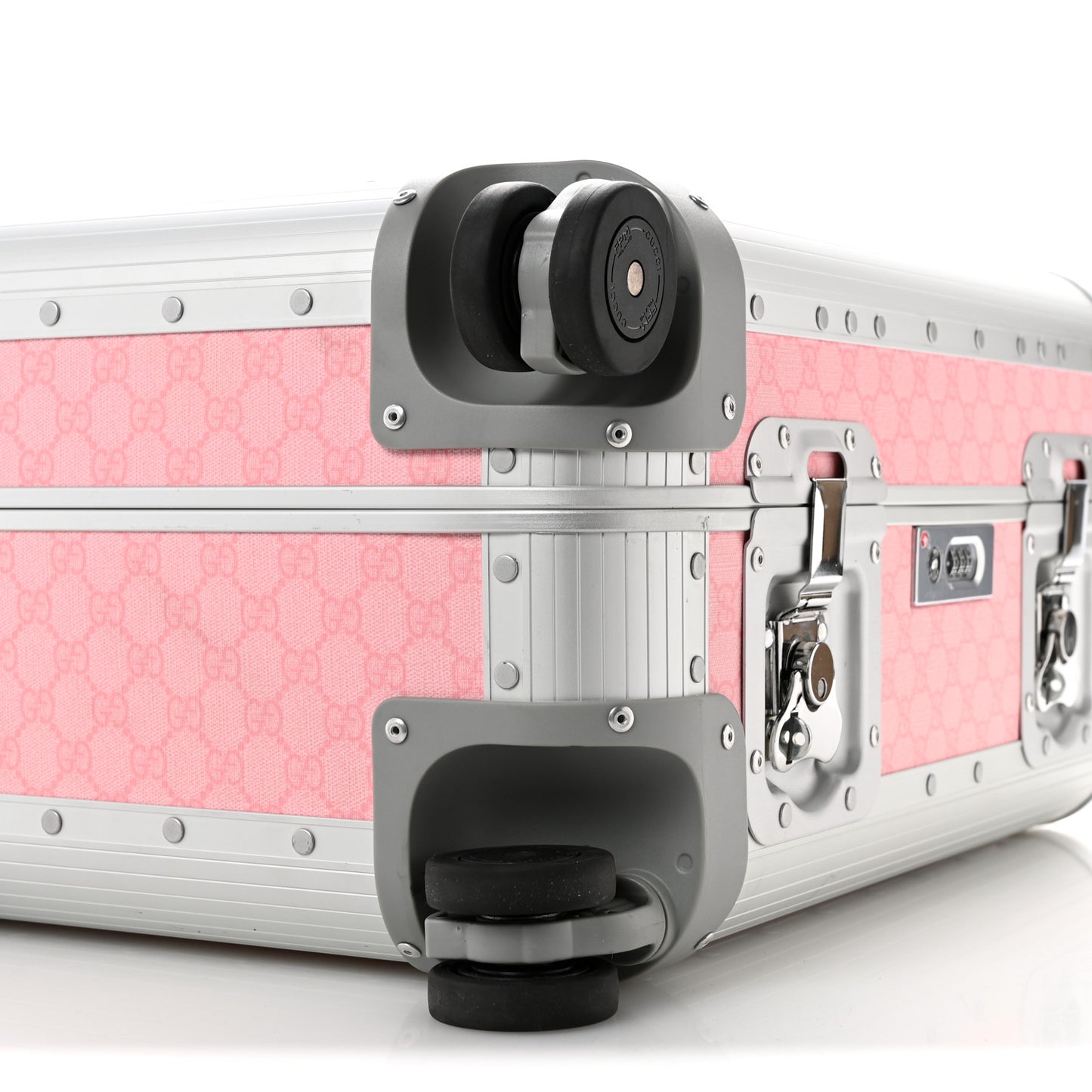 GG Supreme Monogram Porter Cabin Plus Suitcase Pink